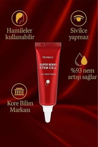 Korea Superberry Stemcell Göz Boyun Kremi 10 G