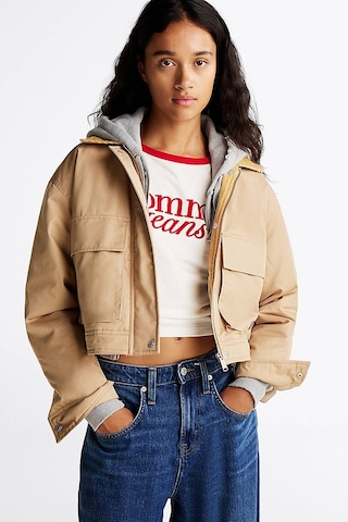 Tommy Jeans Kadın Mont-dw0dw20544 Kahverengi