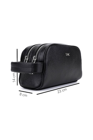 Tamer Tanca Erkek Hakiki Deri Siyah Floter El Çantası 301 230217 Erk Cnt Sk25-26 Sıyah Fltr Siyah