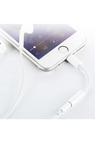 Eıma Apple Uyumlu iPhone Kulaklık Çevirici Lightning To 3.5mm Audio Adaptör Ef-01