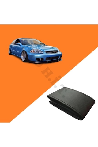 Honda Civic İes Uyumlu Deri Direksiyon Kılıfı Kaliteli Dikmeli Siyah