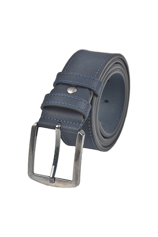 Deepsea Erkek Lacivert 4 Cm Eninde Suni Deri Kemer Yanları Dikişli Spor Kemer 2502652 Lacivert