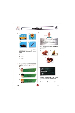 3.sınıf Deneme Sınavı - 4 Kitapcık