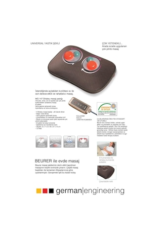 Medikaltec Beurer Mg 147 Shiatsu Masaj Yastığı