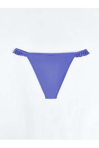 Lcw Dream Lacivert Uv Korumalı Düz Brazilian Bikini Alt