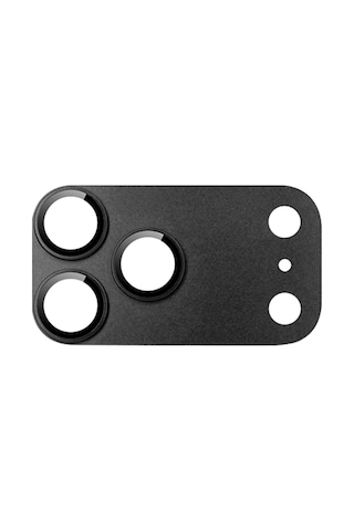 Hdd Apple İphone 18 Pro Max Uyumlu Ar+af Sapphire Kamera Cam Koruyucu - Siyah