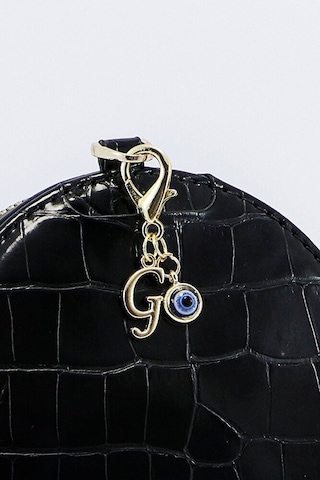 Metal G Harfi Nazar Boncuklu Klipsli Cüzdan Süsü Charm Gold Renkl 84623077