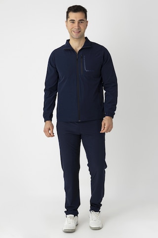 Crozwise Spor Lycra Erkek Eşofman Takımı Lacivert 1247-01