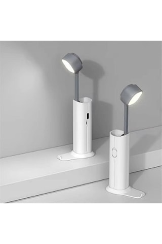 Taşınabilir Led Öğrenme Ve Okuma Küçük Masa Lambası İle Beyaz Mini Power Bank Aileler İçin Uygun High Quality En Iyi Kalite Aydınlatma