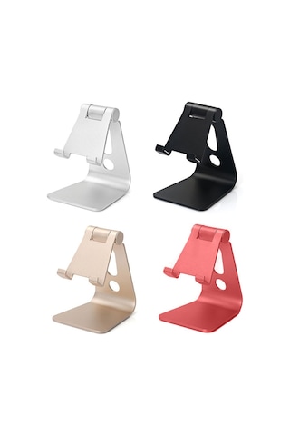 Metal Telefon Tablet Stand Masaüstü Ayarlanabilir Dock Standı