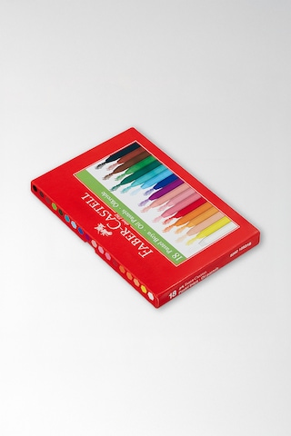 Faber-Castell Pastel Boya, 18 Renk, Yumuşak ve Canlı Renkler, Rahat Kullanım, Sanatsal ve Eğitsel Aktiviteler İçin