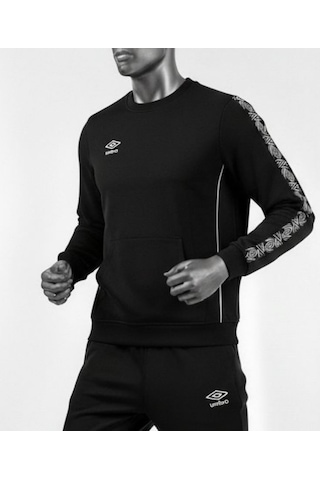 Umbro Siyah Erkek Spor Sweatshirt - Fc0208 Siyah