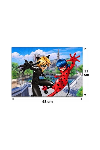 Uğur Böceği Ve Kara Kedi 200 Parça Puzzle Yüksek Baskı Kaliteli Eğlenceli Puzzle