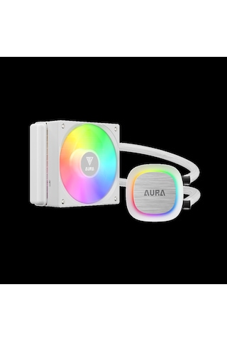 Gamdıas Aura Gl120 V2 Wh White Edition 120mm Rgb 1 Fanlı Cpu Sıvı Soğutma 1923 Renkli