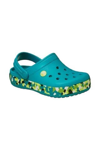 Crocs Crocband Glow Confetti Band Clog Unisex Çocuk Terlik 212523 Petrol