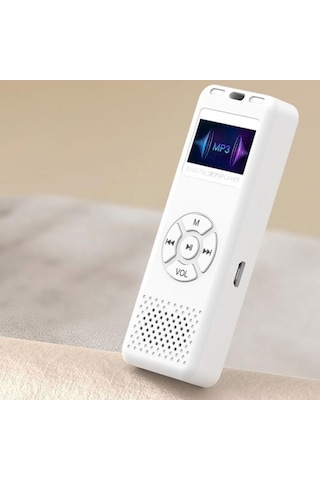 T09 Çok Fonksiyonlu Dijital Ekran Mp3 / Mp4 Bluetooth Müzik Çalar Beyaz , Boyut:hafıza Kartı Olmadan