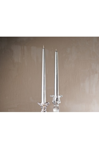 Madame Coco Répertoire Le Cadeau Şamdan Mum 25 CM Silver- Mumm0000000001