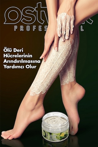 Ostwint Yüz Ve Vücut Peeling Scrub Salatalık 300ml Cilt Temizleyici Pürüssüzleştirici Dolaşımı Hızlandırıcı