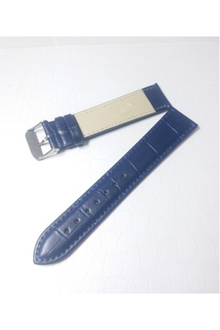 22 Mm Av.Larcivert Kroko (Pu) Deri Saat Kordonu Kayışı
