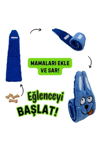 Havhav Mama Saklamalı Salyangoz Peluş Köpek Oyuncağı