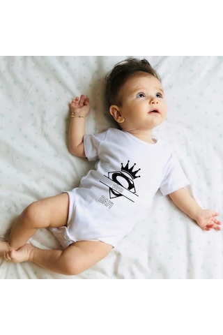 Kişiye Özel Süper Aile Bebek Body Anne Baba Dede Teyze Amca Hala Dayı Beyaz