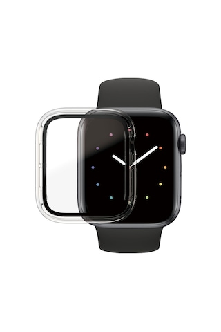 Apple Uyumlu Watch 4 5 6 Se 44mm Şeffaf Full Body Çerçeveli Ekran Koruyucu