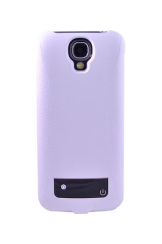 Samsung Uyumlu Galaxy S4 Mini Şarjlı Kılıf Arka Kapak/Kılıf Beyaz