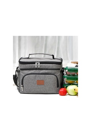 Skycity 16l Isı Ve Soğuk Saklama Çantası, Dışarı Piknik, Ofis Öğle Yemeği, Araç İçin Kullanıma Uygun, Sızıntısız, Kalın Malzeme, İki Yan Çanta, Çift Rıhtım Reşen Mavisi Çok Renkli