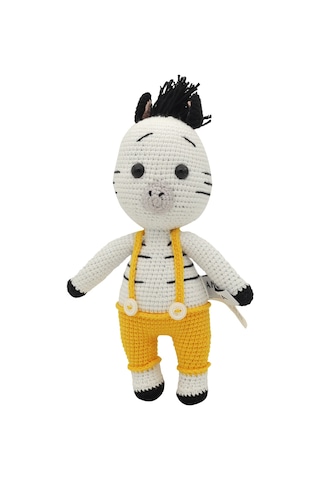 Anatoya Amigurumi Siyah Saçlı Zebra