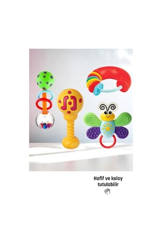 Kiki Bebeğimin Ilk Çıngırakları 4'lü Set PKT.KIKI.007 Diğer