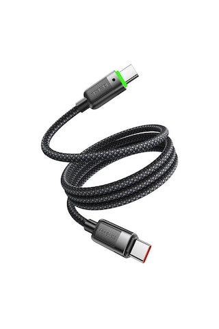 Mcdodo Ca-2000 60w Usb-c To Usb-c Manyetik Sarılabilir Kablo - 1.2 M Siyah