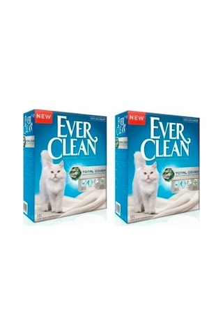 Ever Clean Total Cover İnce Taneli Topaklaşan Kedi Kumu 2 x 10 L