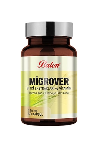 Balen Migrover Kapsül 720Mg 60 Kapsül Balen Migrover Kapsül 720Mg 60 Kapsül