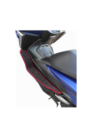 Motosiklet Aksesuar Koruyucu Paspas Falcon C Max 155 Uyumlu Kırmızı Kenar Overloklu