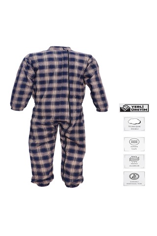 Ozclife Lastikli Dayanıklı Yırtılmaz Demans Tulumu - Özel Dikim