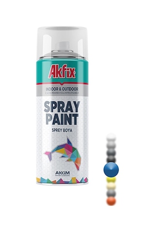 Akfix Sprey Boya Parlak Mavi RAL5017 400Ml / 300Gr