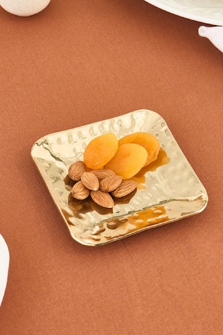 Karaca Home Loren İkramlık 10x10 cm Gold