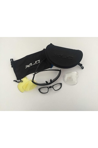 Xlc Bahamas Sb-Plus 3 Lens Takılabilir Bisiklet Gözlüğü Mat Siyah