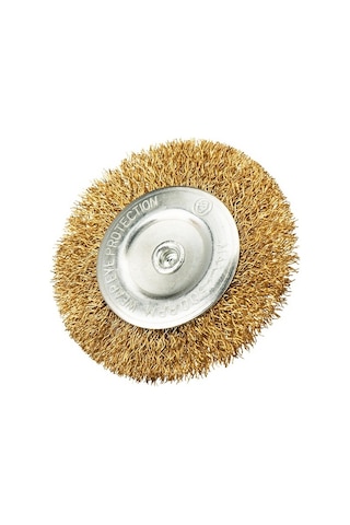 Pimli Daire Tel Fırça Saçaklı 100 Mm