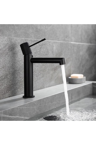 Fontana Lavabo Bataryası Mat Siyah Mat Siyah