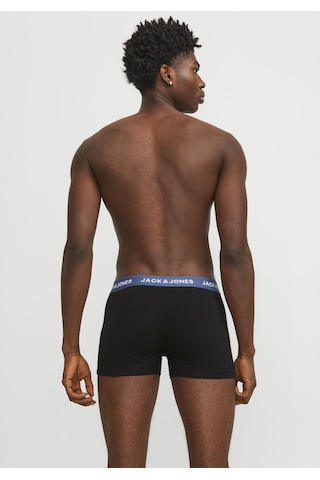 Jack & Jones Erkek Logolu Beli Lastikli 5'Li Boxer Paketi - Solid 12254366 Black