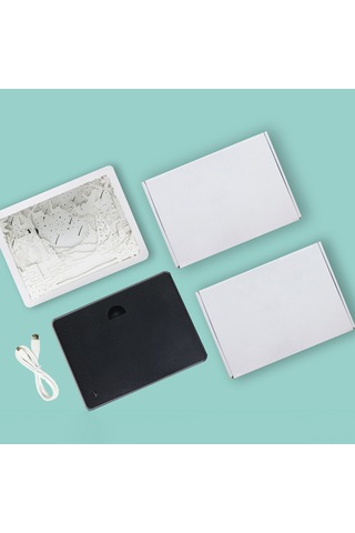 Reedark 3b Kağıt Oyma Gece Lambası - Led Masaüstü Dekoratif Aydınlatma, Hediye Seçenekleri