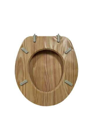 Classic full ahşap desen klozet kapağı