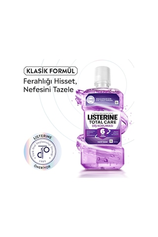 Listerine Total Care Hafif Tat Alkolsüz Ağız Bakım Suyu 500 ml x2