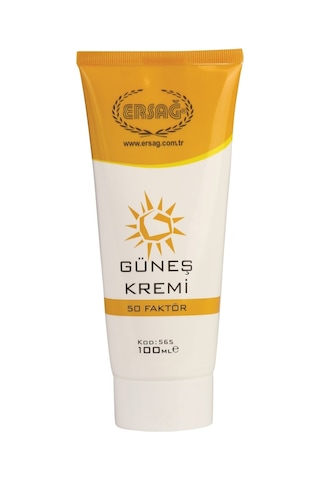 Ersağ 50 Faktör Güneş Kremi 100 ML Ersağ 50 Faktör Güneş Kremi 100 ML