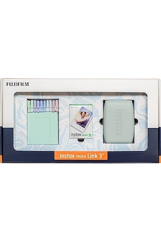 Instax Mini Link 3 S Bundle Box Anlık Fotoğraf Yazıcısı Yeşil
