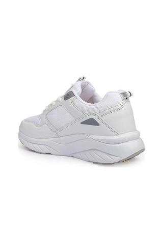 Queen Step 2110-26 Deri Anorak Anatomik Kadın Sneaker Beyaz Buz Beyaz