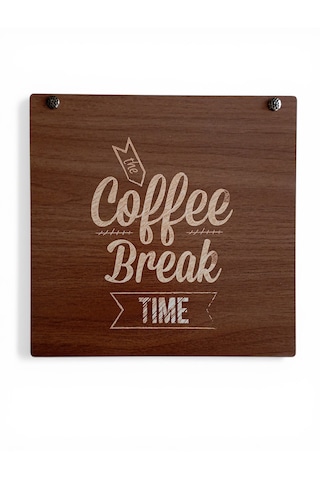 Coffee Break Time Ahşap Kutulu Hediyelik Çikolata