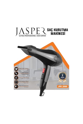 Jasper JPR-3000 Turbo Profesyonel Saç Kurutma Fön Makinesi