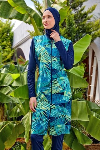 Tam Kapalı Tesettür Mayo 3309 Koyu Lacivert Koyu Lacivert